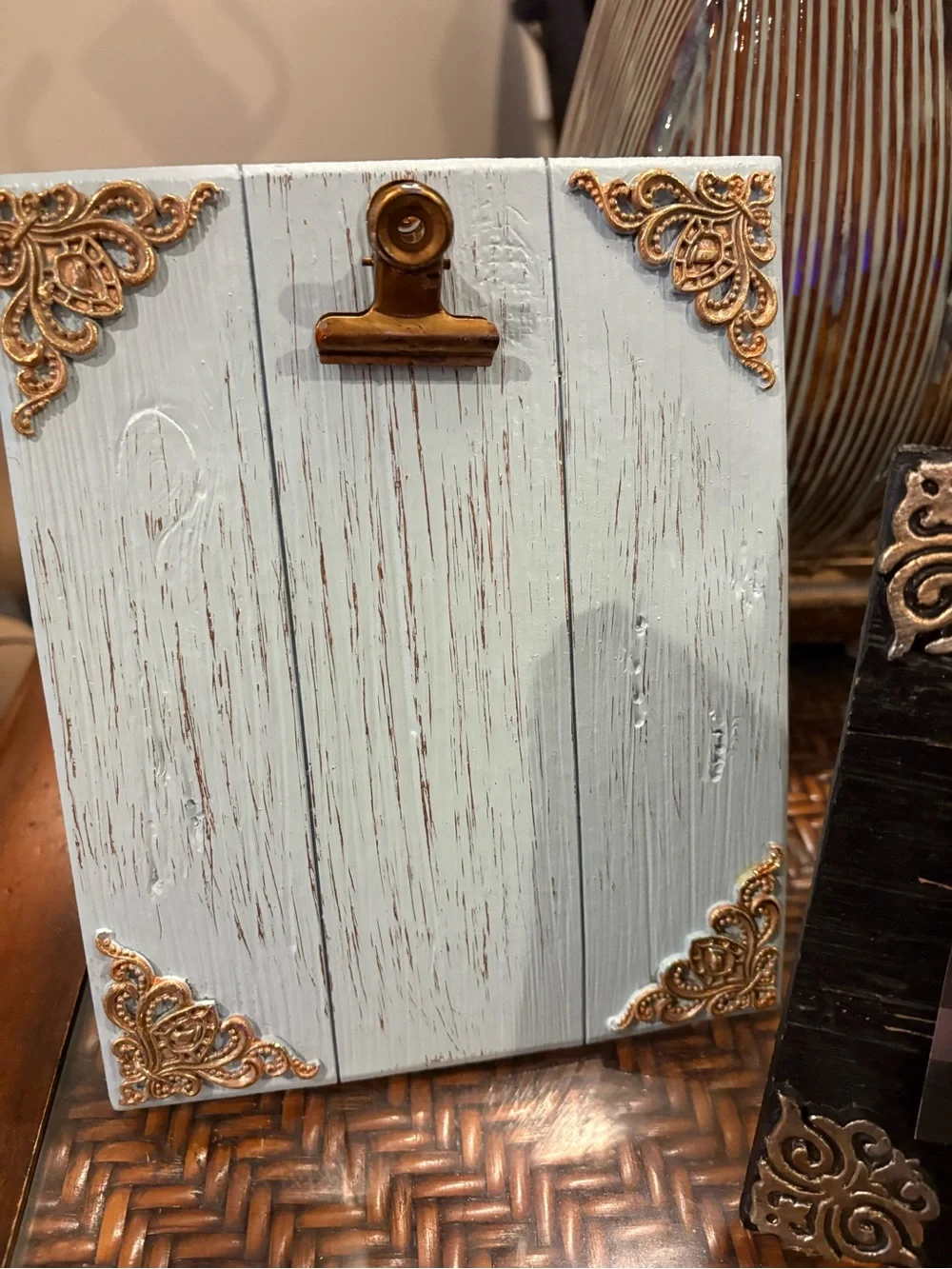 Assorted Decorative Picture Frames - Gold, Black, Silver, Blue, Brown
